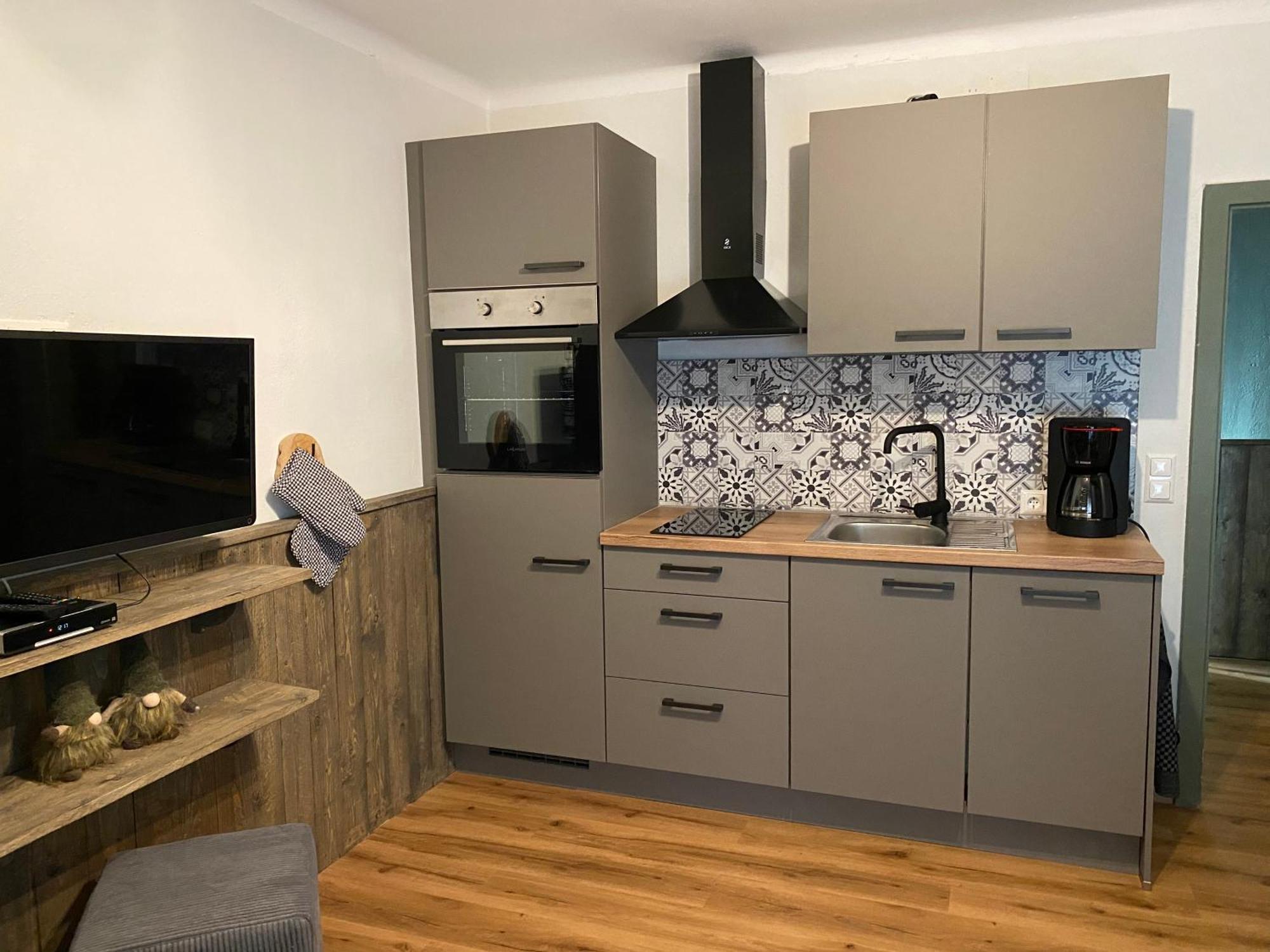 Appartement Brettljause Ferienhaus Fuenf Sinne 多布里亚赫 外观 照片